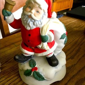 Colonial candle Co Santa musical figurine japan